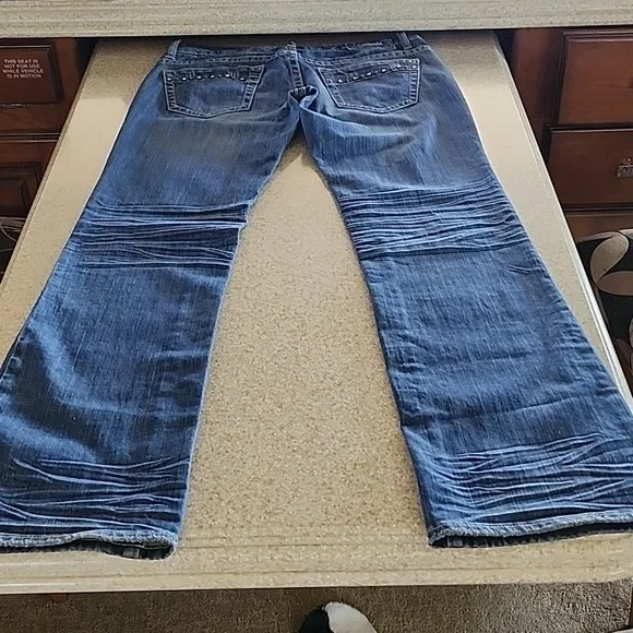 Guess Bootcut Rhinestone Like New Jeans Size 28 - Picture 11 of 13